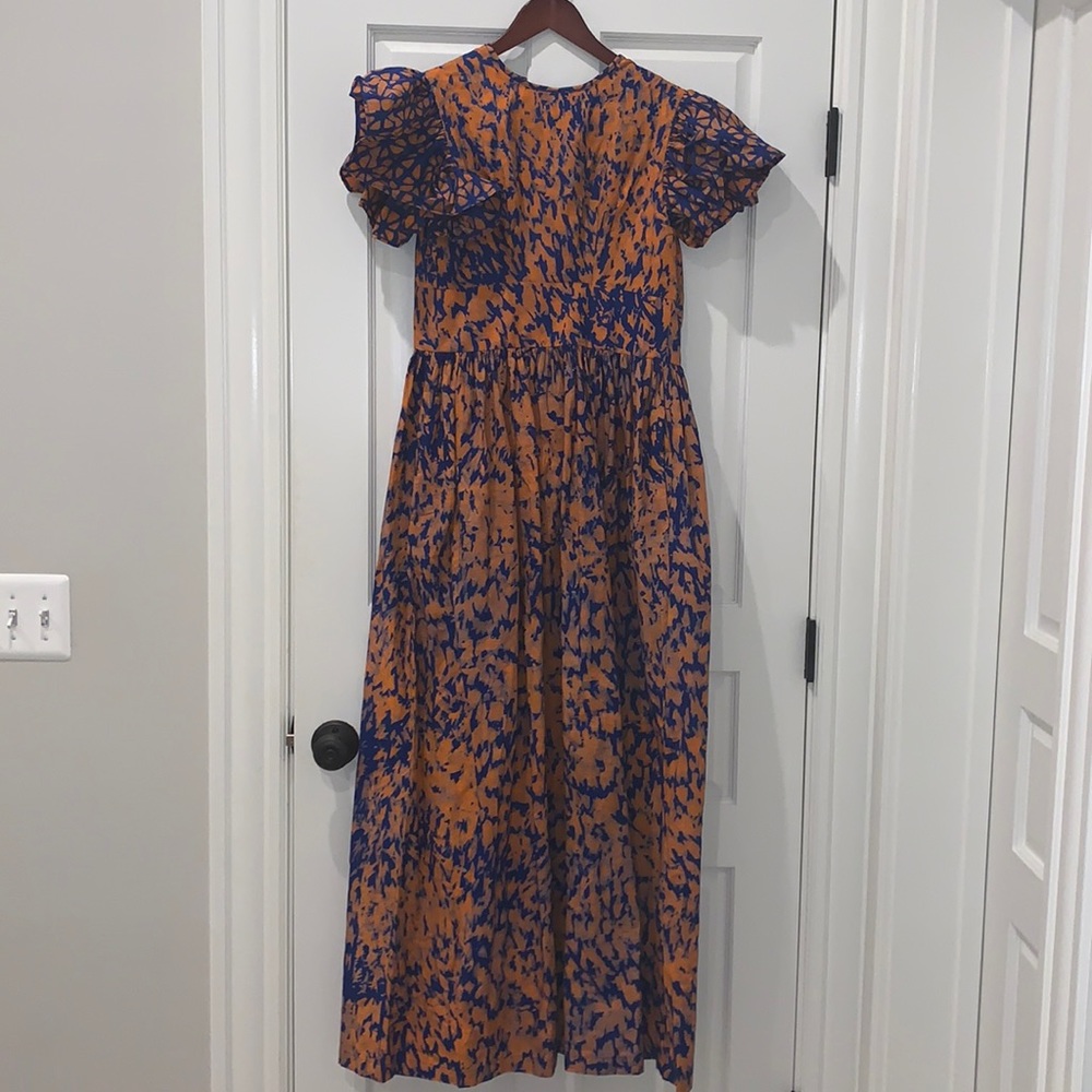 Osika (boutique brand) blue & orange dress